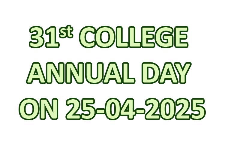 31st College Annual Day on 25-04-2025